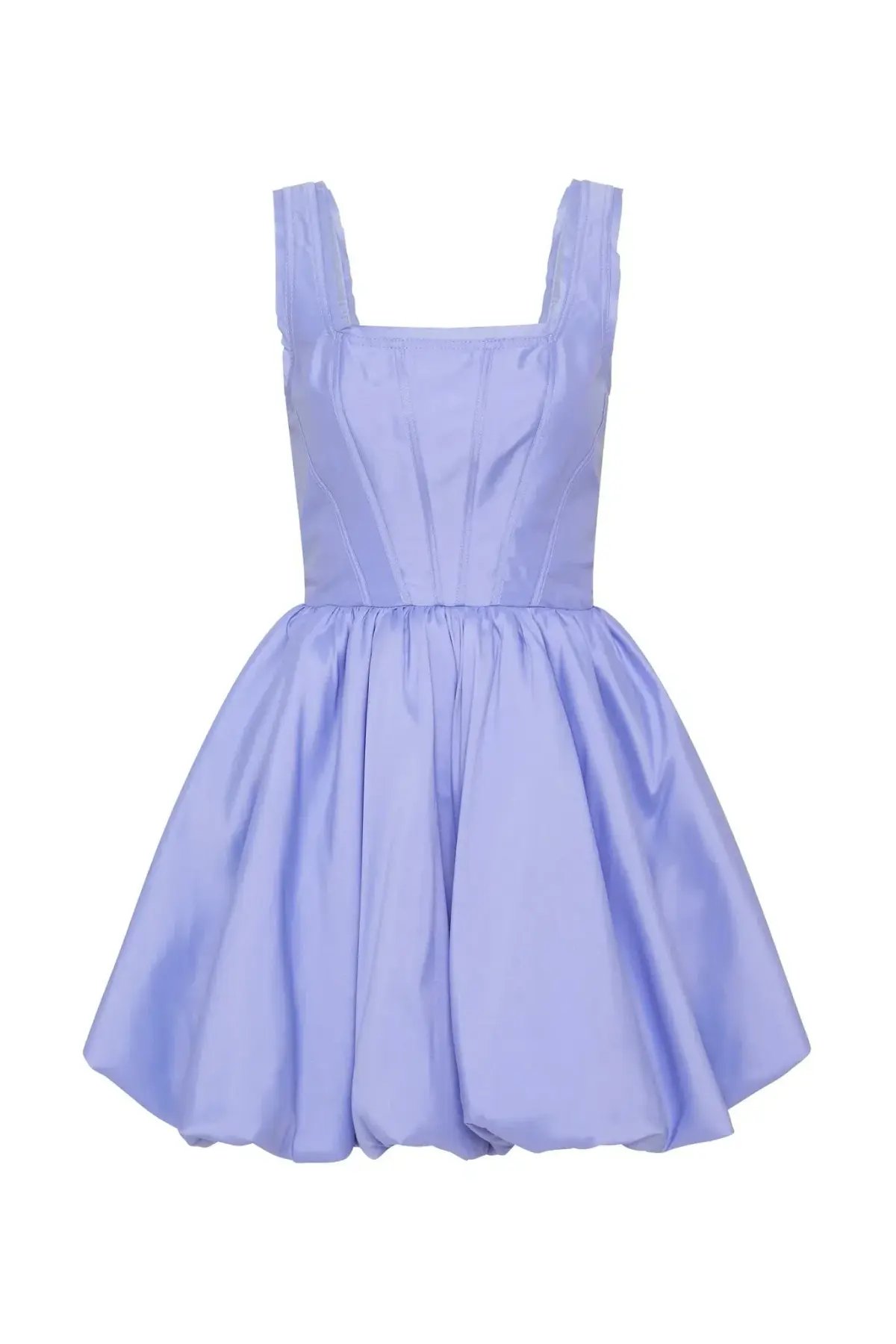 Aje Suzette Bubble Mini Dress Lavender Size 8 photo 4