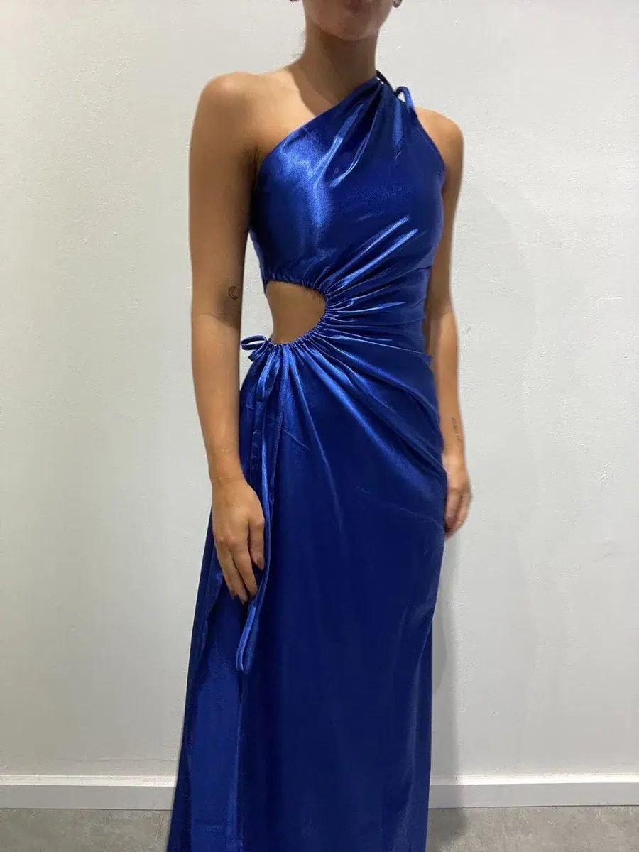 Sonya Moda Nour Maxi Dress Cobalt Blue Size 12 photo 6