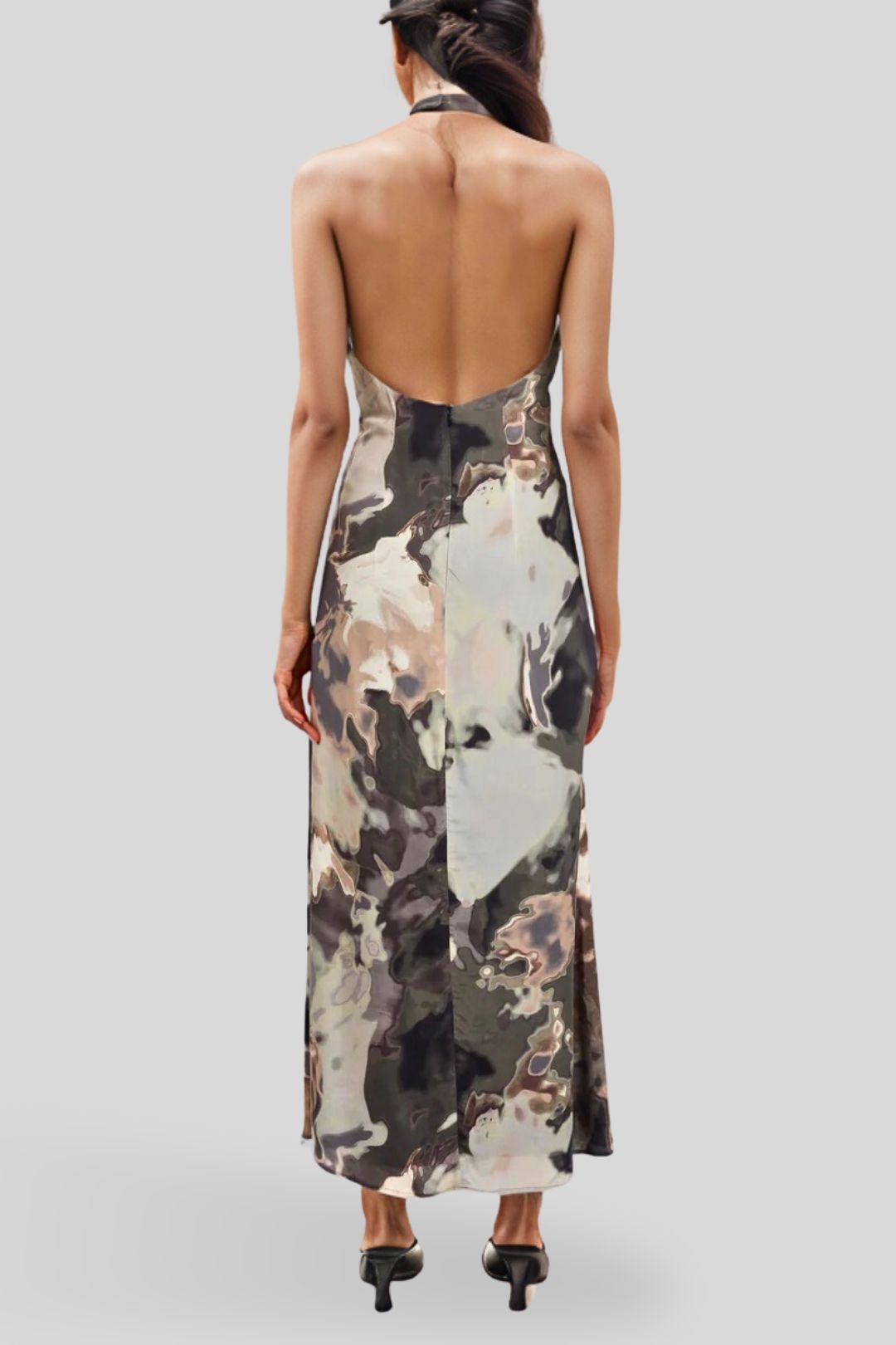 Lucia Deep Vee Dress photo 2