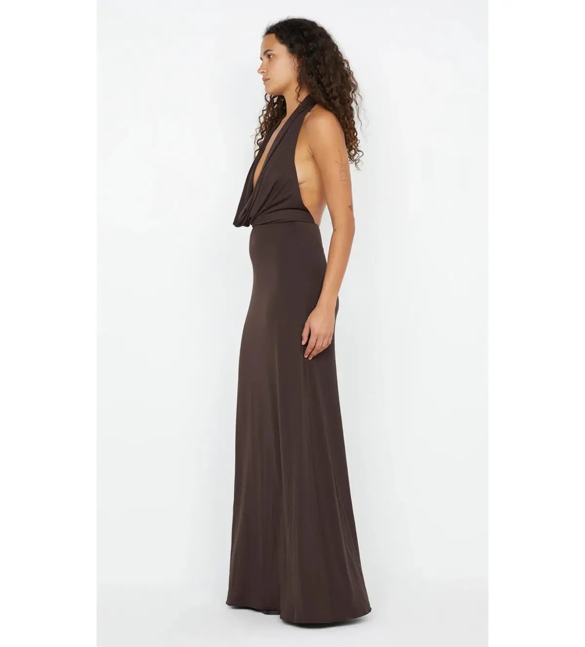 Bec & Bridge Nessie Cowl Maxi Dark Chocolate Size M/AU 10 photo 2