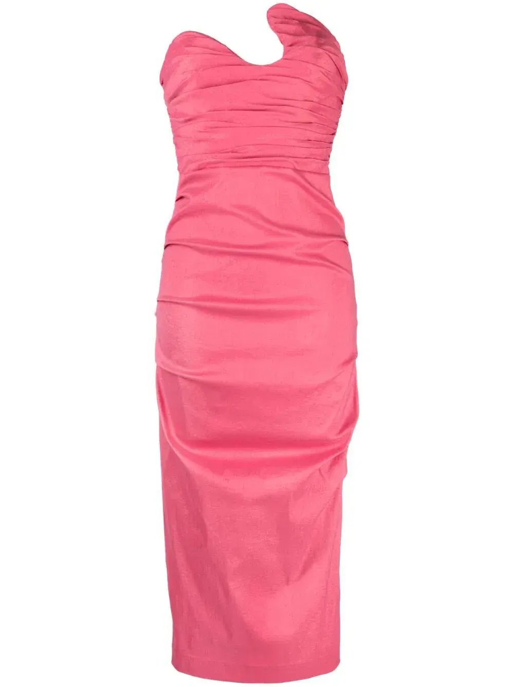 Rachel Gilbert Cheri Dress Rose Size 10 photo 3