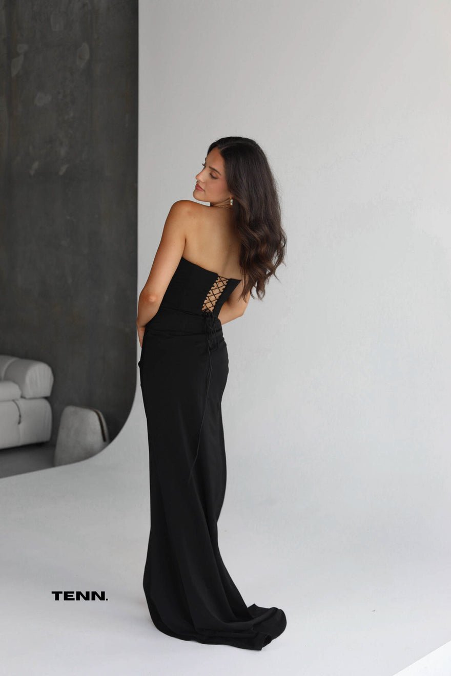 Lia Stublla Aya Gown - Black photo 3