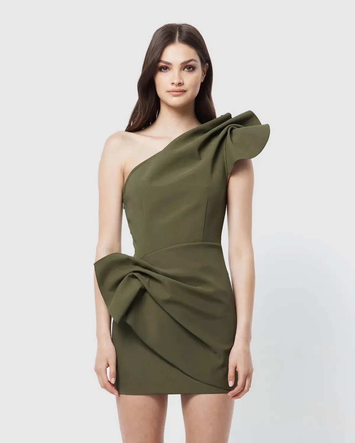 Mossman Cosmic Mini Dress Khaki Size 6 photo 2