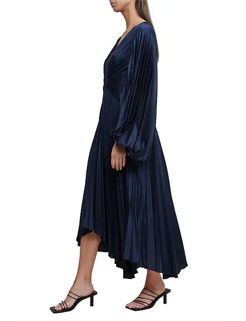 Acler Plams Dress Navy Size 8 photo 3