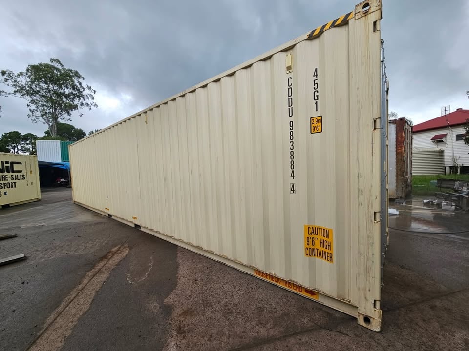 40ft High Cubes Light Beige - Single Use - Doors Both Ends PAY ON DELIVERY photo 3