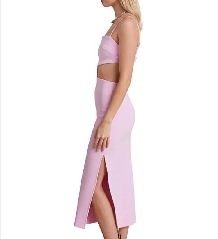 Bec & Bridge Alba Cut Out Midi Dress Size 8 photo 3