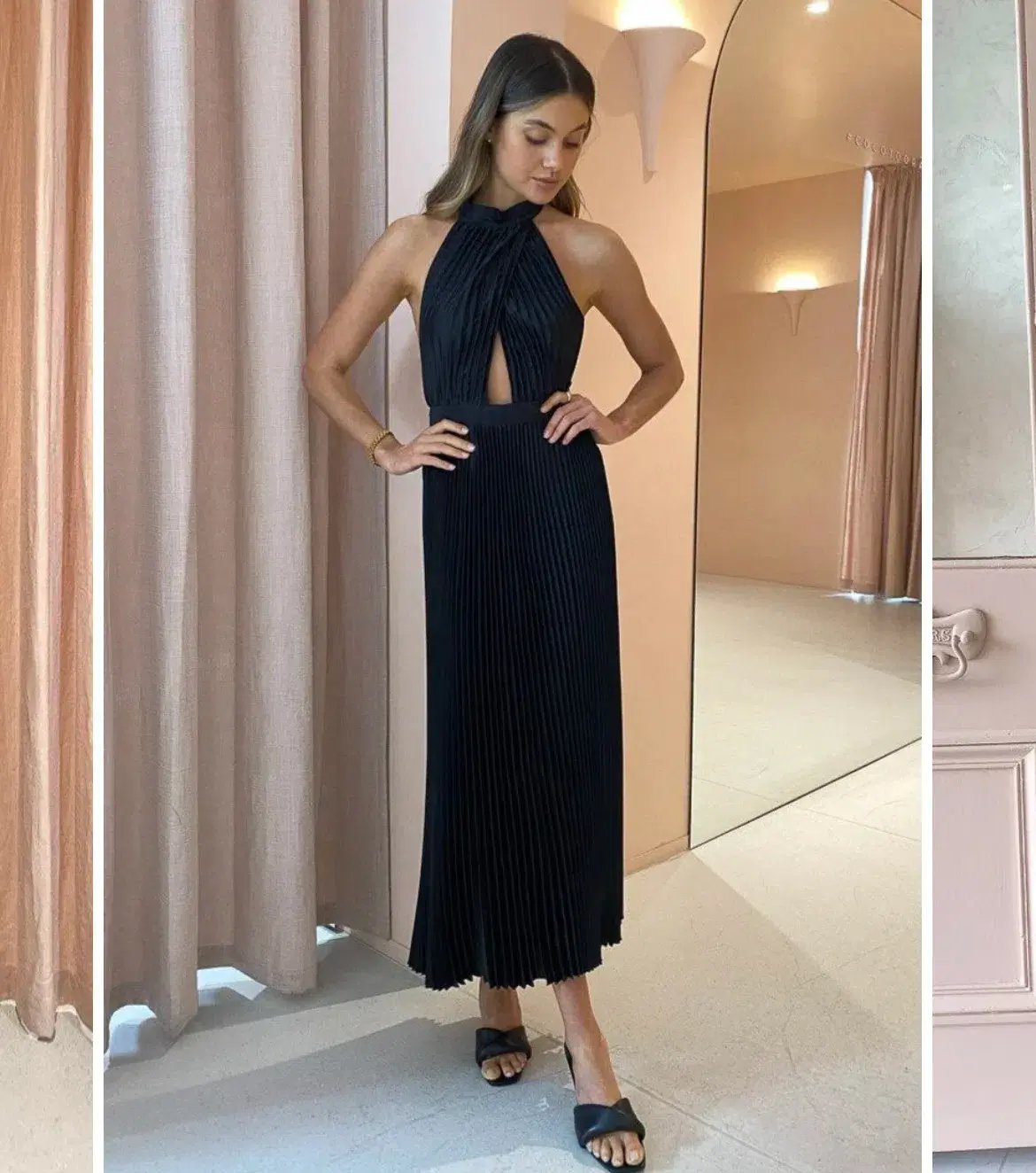 L'Idee Renaissance Gown Black Size AU 8 photo 2