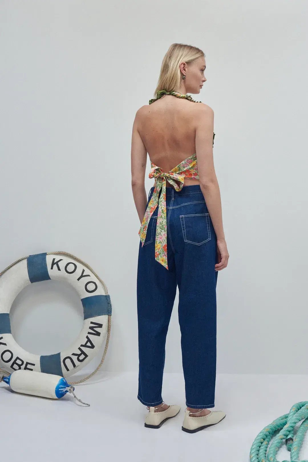 Alemais Cabana Apron Crop Top Multi Size 8 photo 2