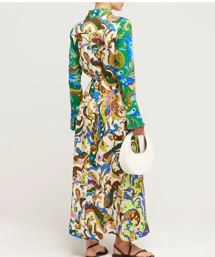 Alémais Yvette Shirtdress Multi Size 8 photo 2