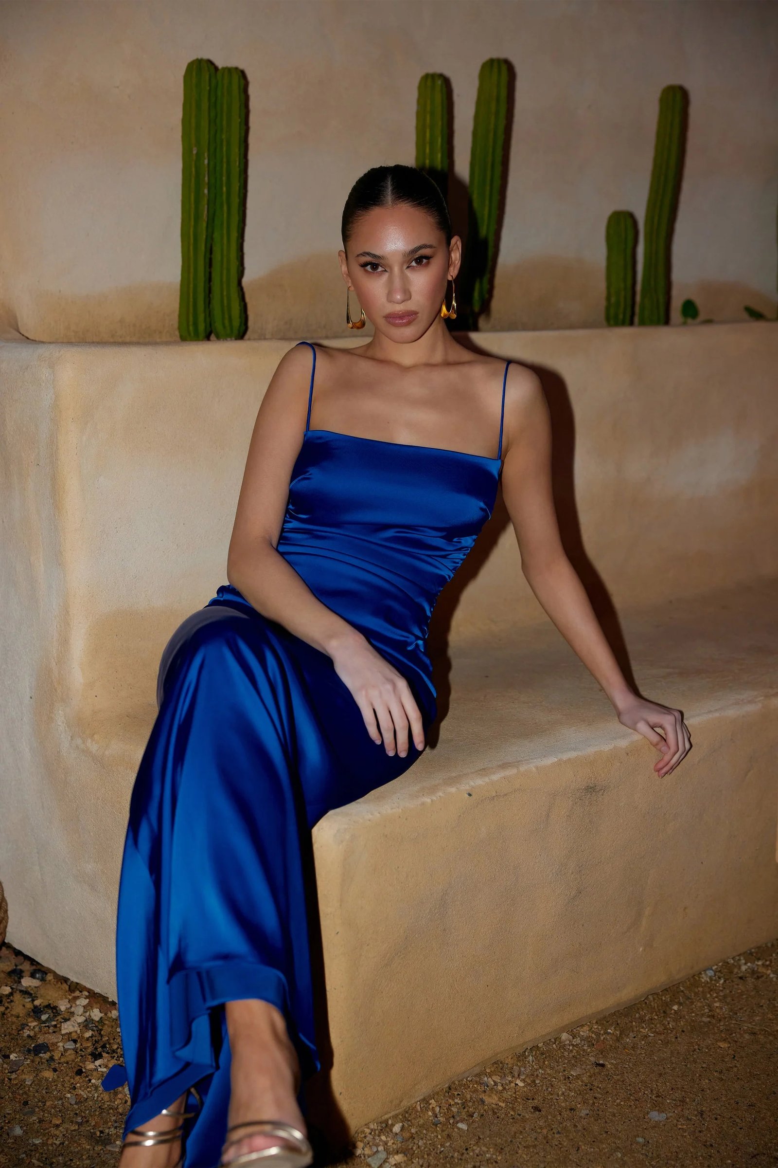 LEXI IVY DRESS - COBALT photo 4