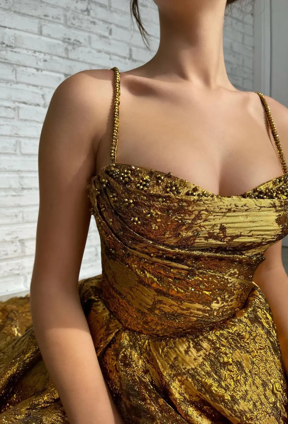 Teuta Matoshi Autumn Leaves Gown photo 2
