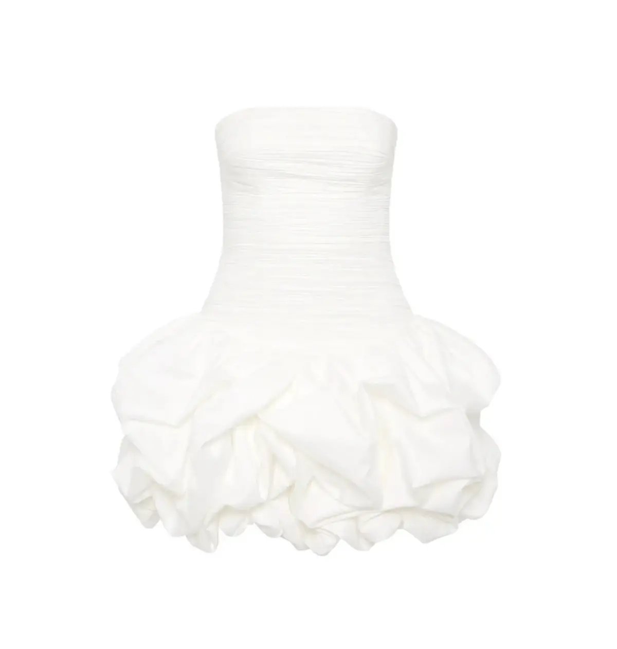 Aje Violette Bubble Hem Mini Dress Ivory Size AU 6 photo 5