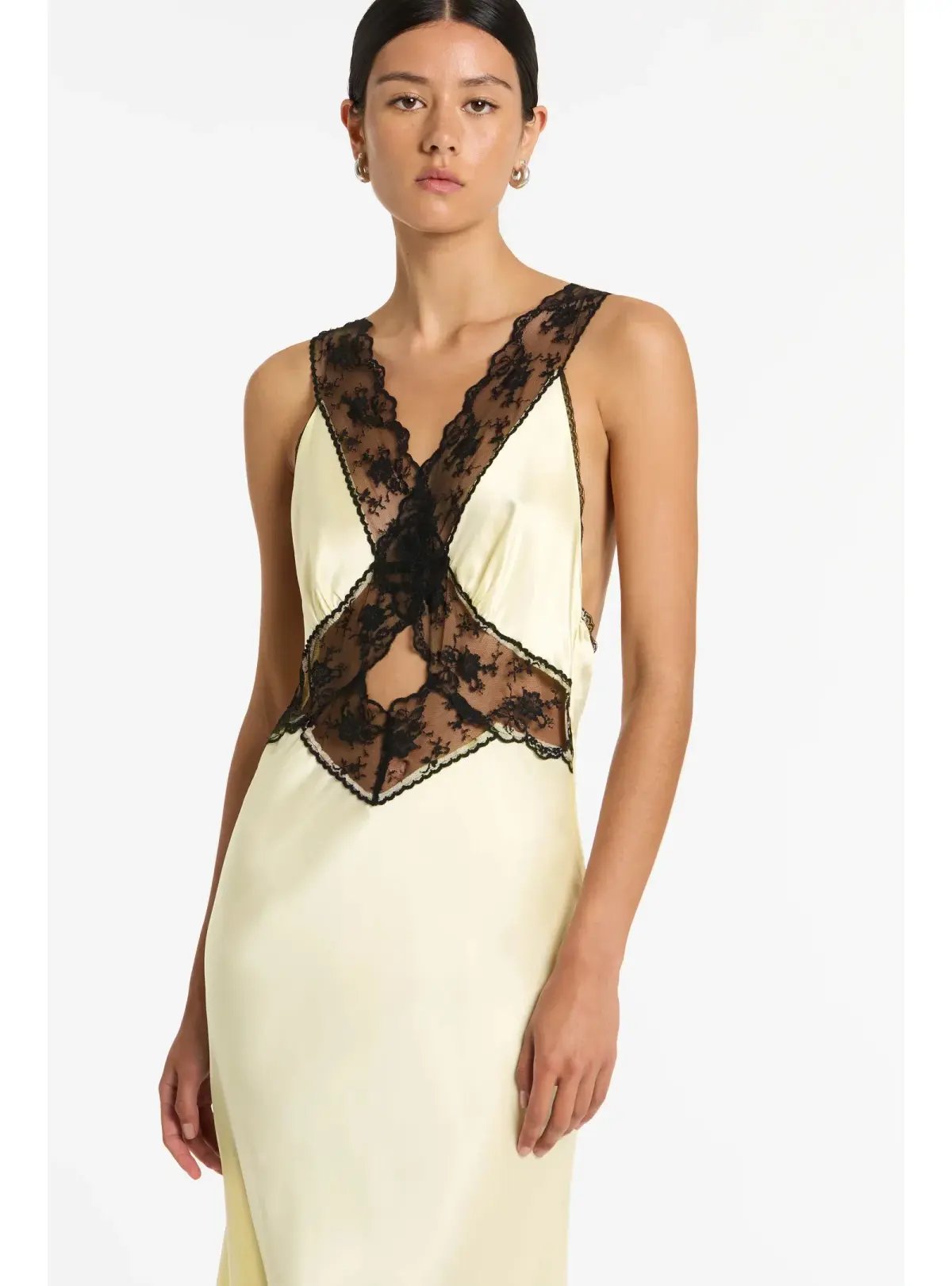 Sir The Label Aries Cut Out Gown Lemon Size 0 / AU 6 photo 2
