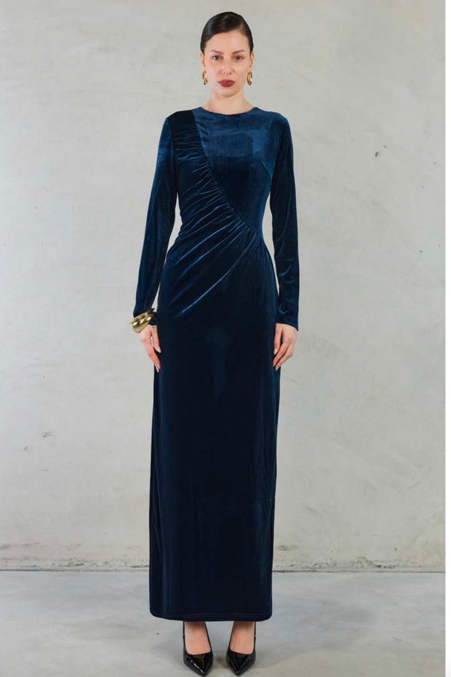 Sofia Irina Alejandro Gown - Navy photo 4