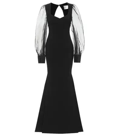 Rebecca Vallance Barbie Cut Out Gown Black Size 10 photo 3
