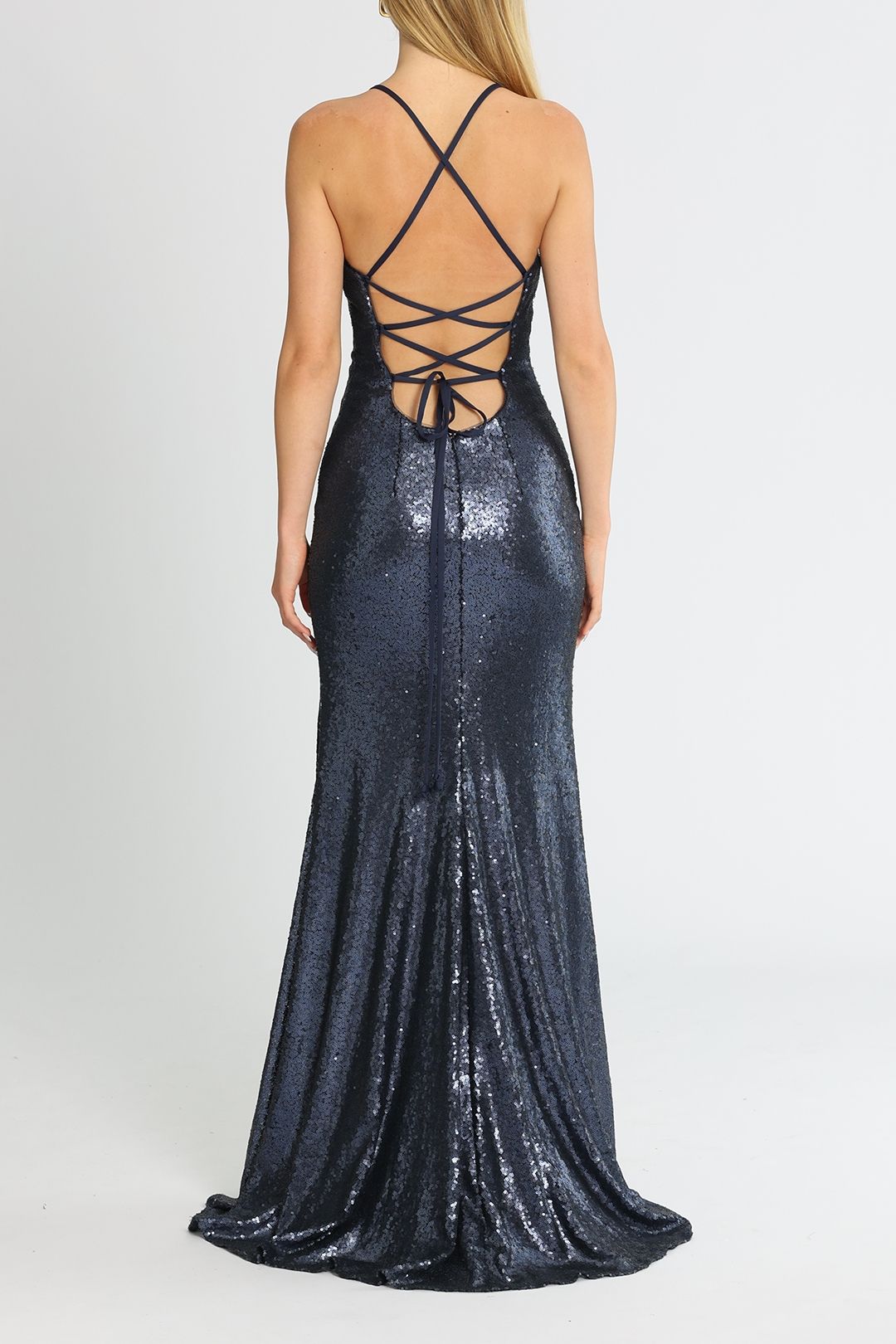 India Gown Navy photo 3