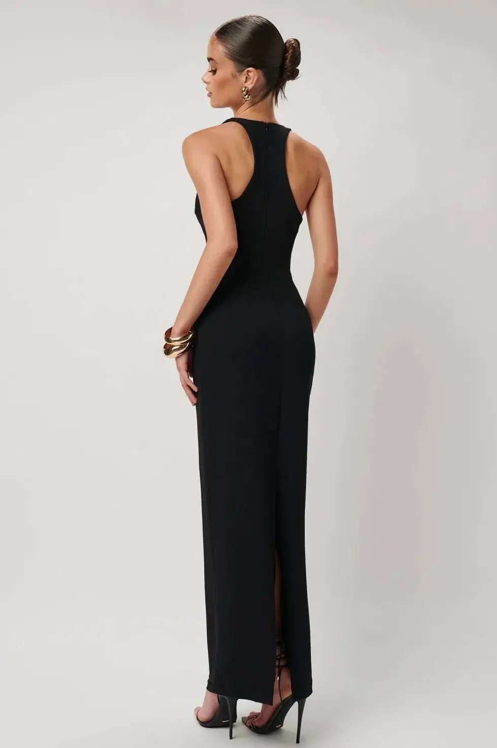 Effie Kats Eiza Gown Black Size 10 photo 3