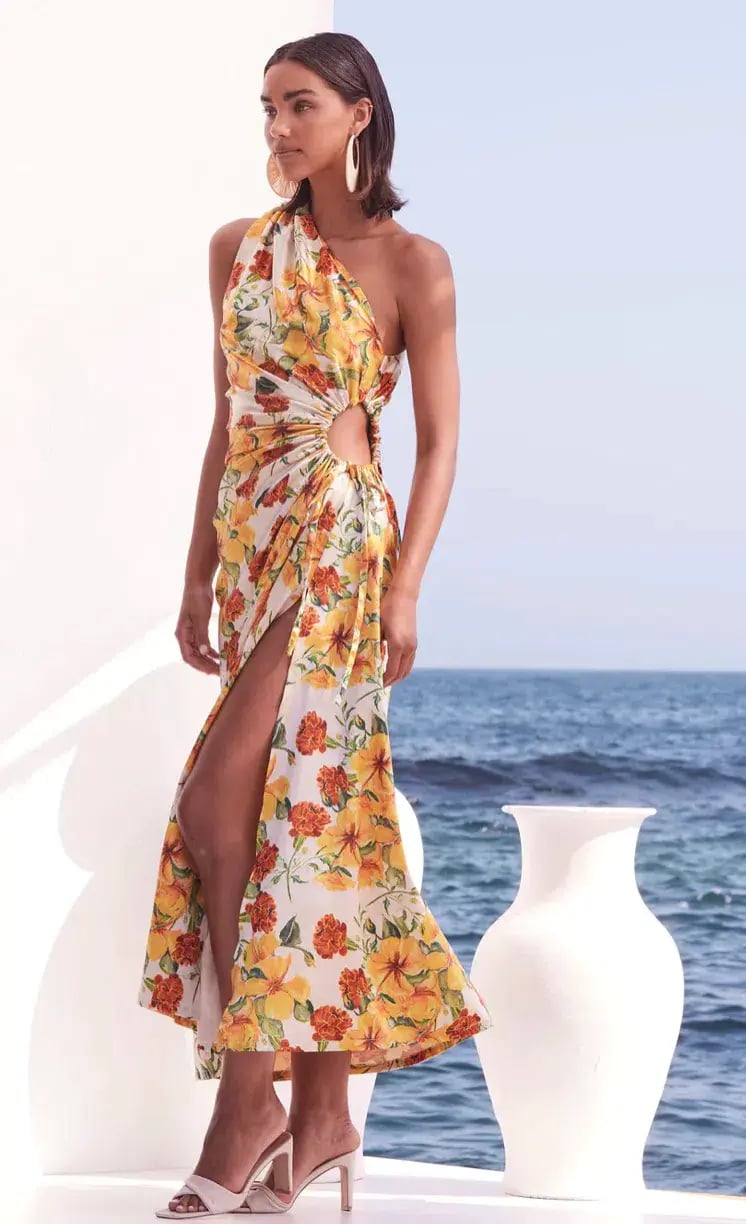 Sonya Moda Nour Maxi Dress Yarden Floral Print Size 10 photo 2