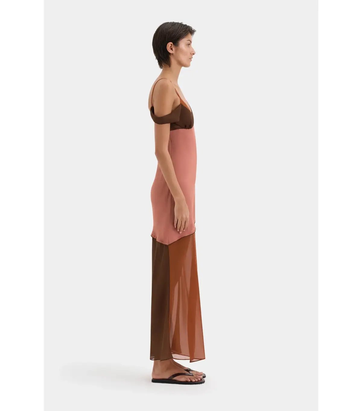 Sir The Label Halcyon Midi Dress in Almond Splice Size 1 / AU 8 photo 3