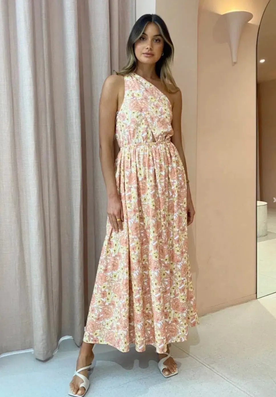 By Nicola Calypso Maxi Dress Floral Size 10 photo 4