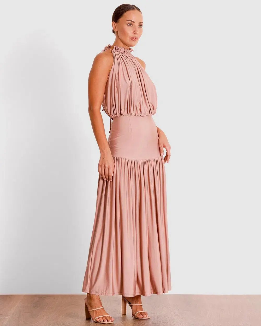 Pasduchas Two's Company Midi Dress in Peony Size AU 12 photo 3