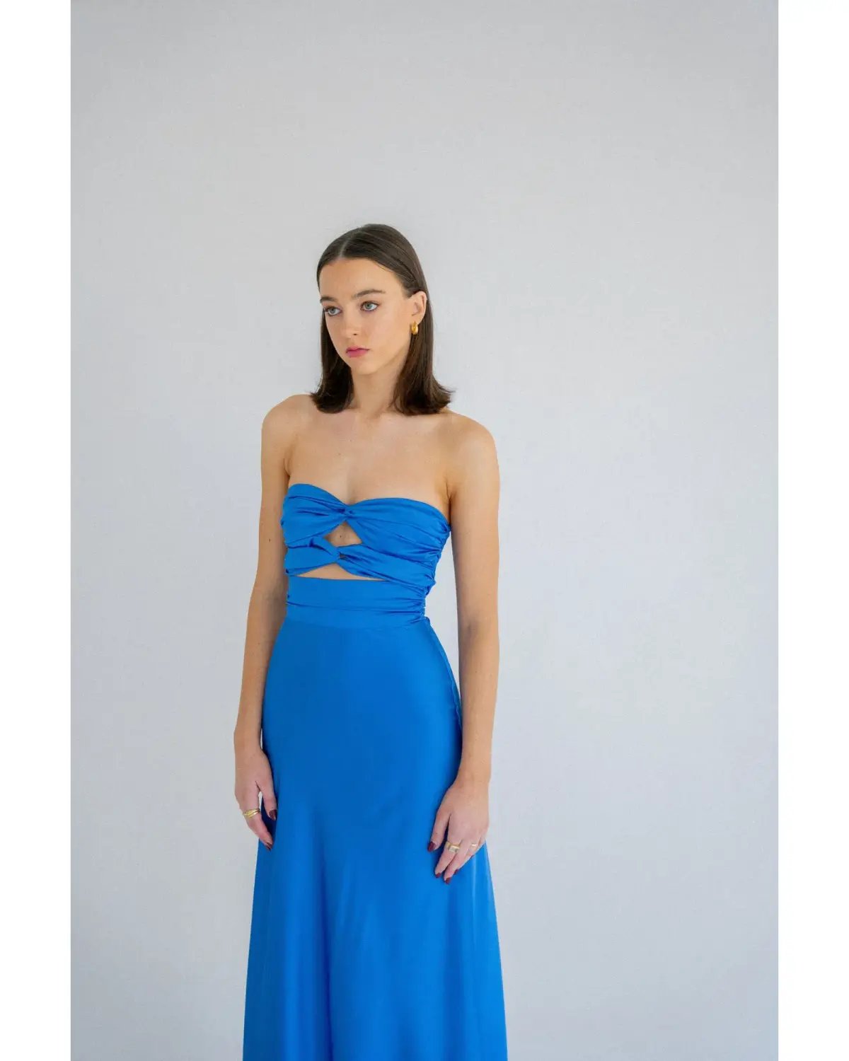 HNTR The Label Inka Gown Blue Size S / AU 8 photo 2