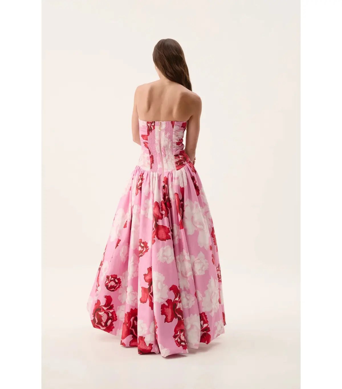 Aje Behold Maxi Dress in Pink Boldly Blooming Size AU 10 photo 5