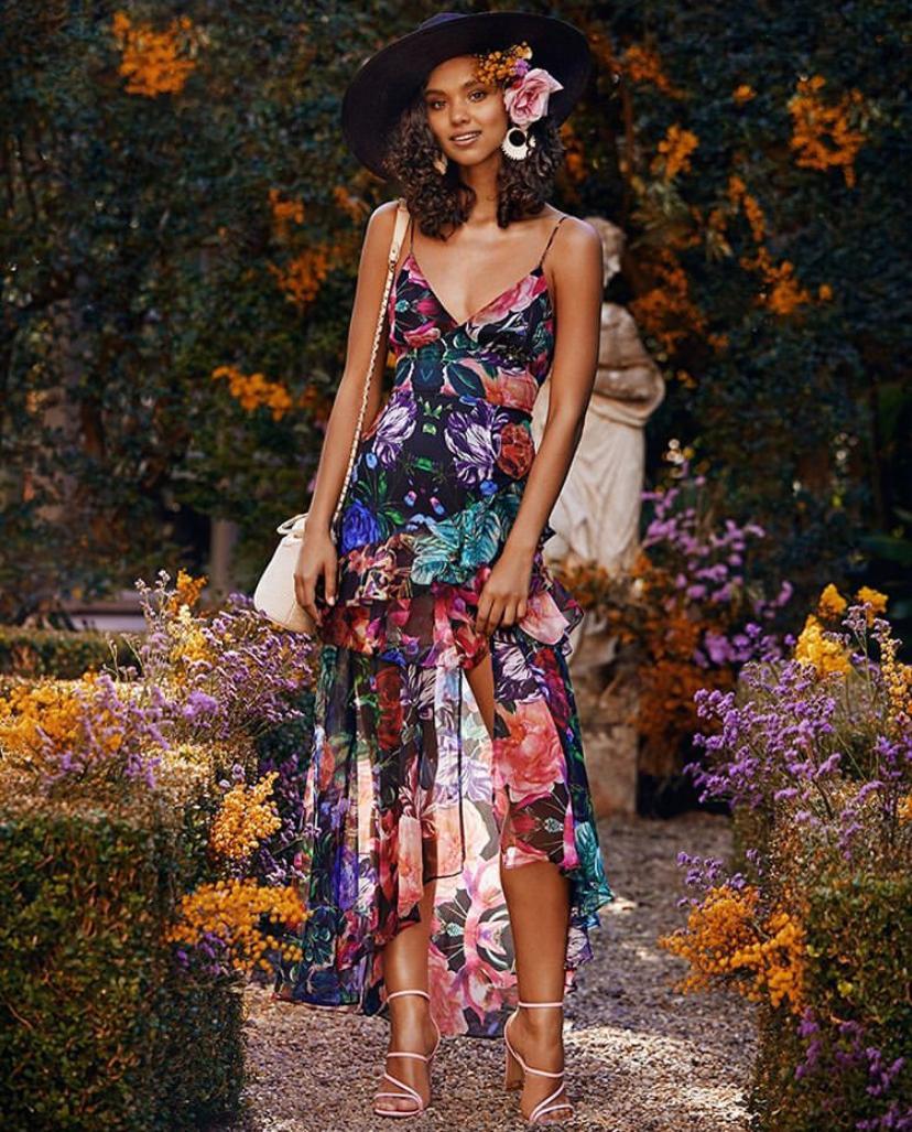 Sheike Jewel Floral Dress Size 6 photo 3