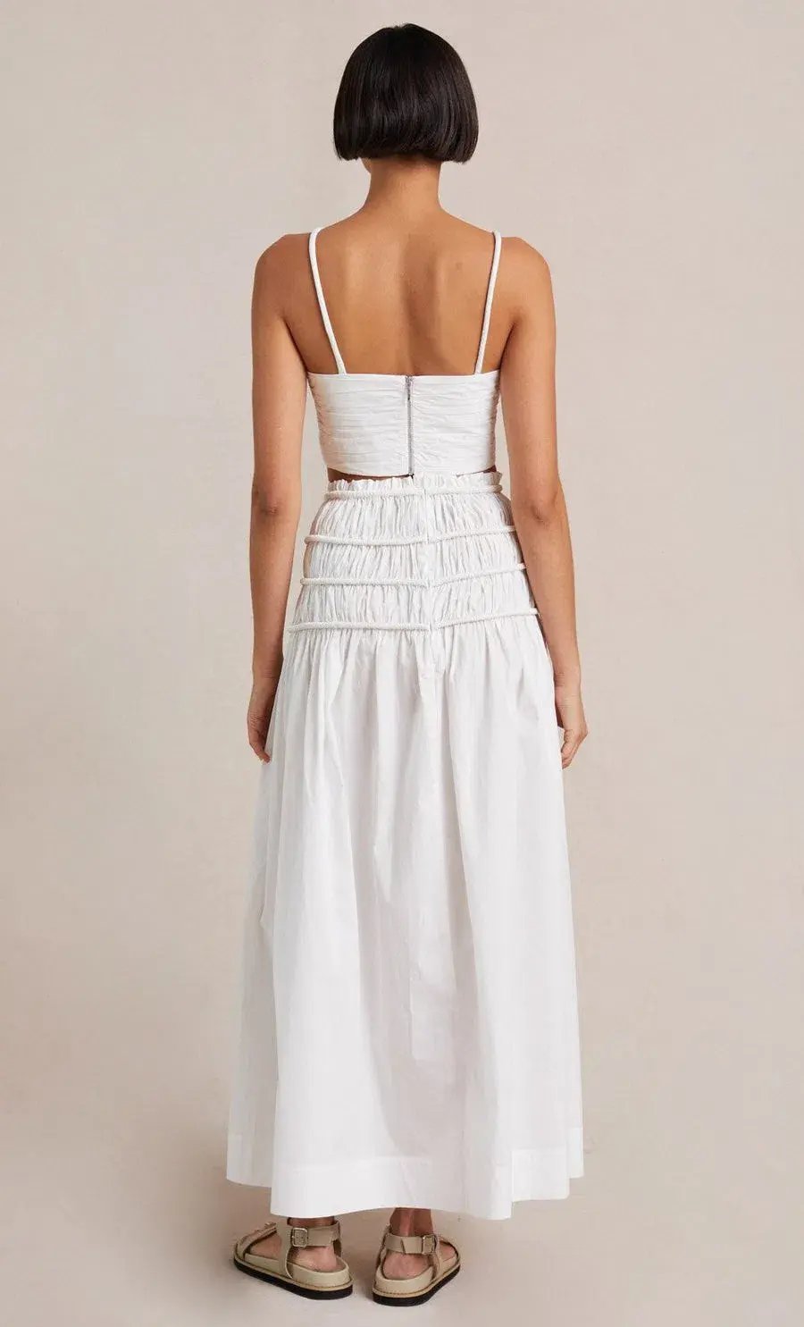 Bec & Bridge Eli Maxi Skirt White Size 8 / S photo 3