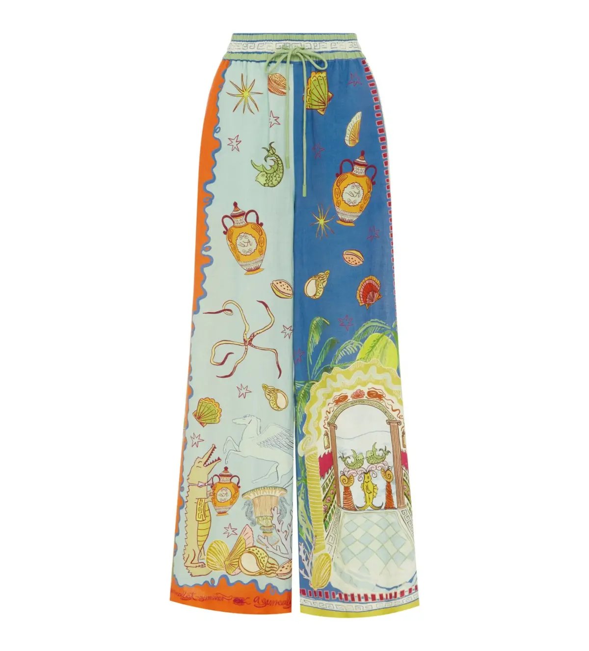 Alemais Surrealist Summer Pant Multi Size AU 10 photo 3