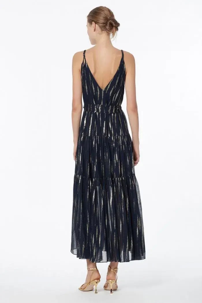 Manning Cartell Cosmic Girl Tiered Maxi Dress Navy Size 6 / XS photo 3