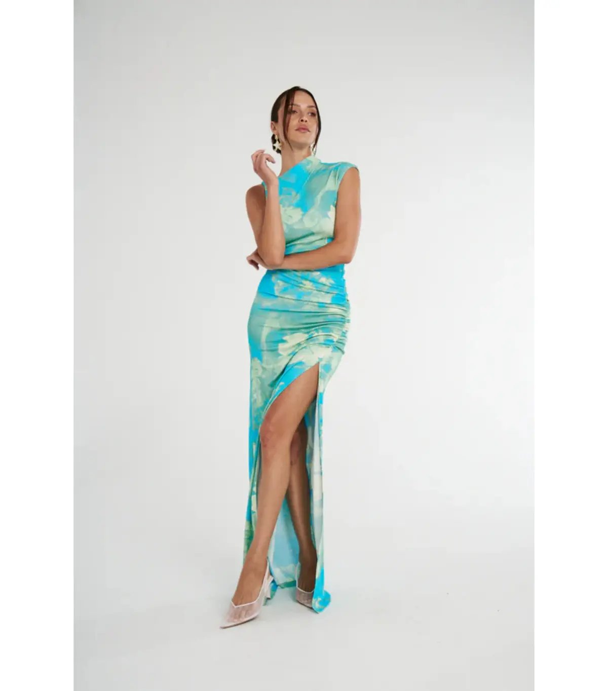 Summi Summi Valentina Maxi Dress Lemon Lumen Size AU 8 photo 4