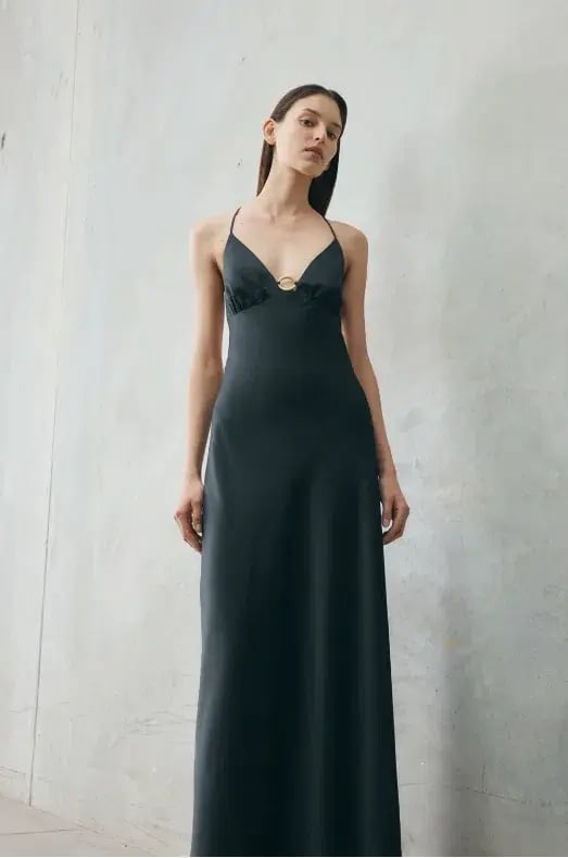 Manning Cartell Liquid Asset Slip Dress Black Size 8 photo 4