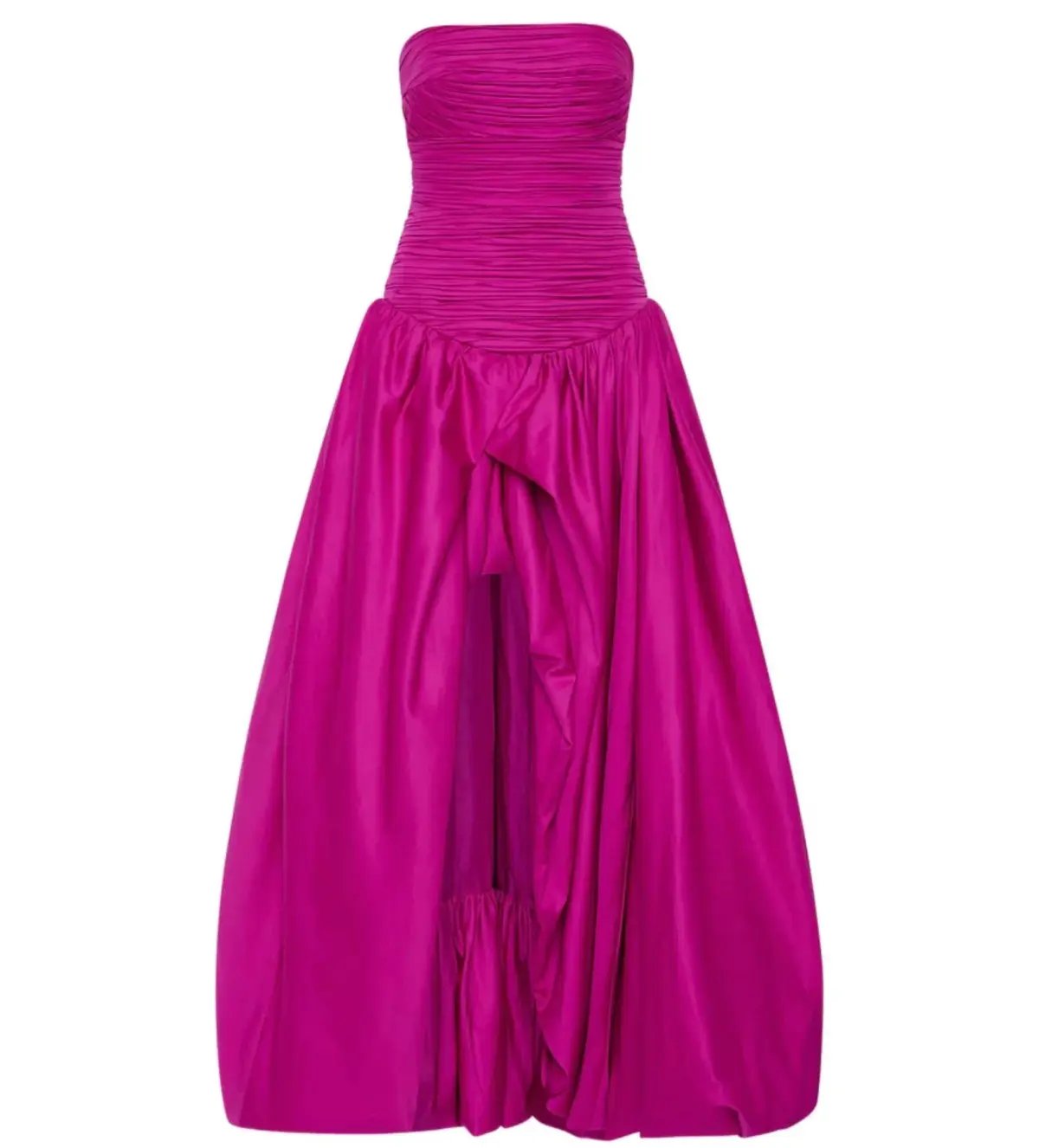 Aje Violette Bubble Hem Maxi Dress Deep Magenta; size 8 photo 5