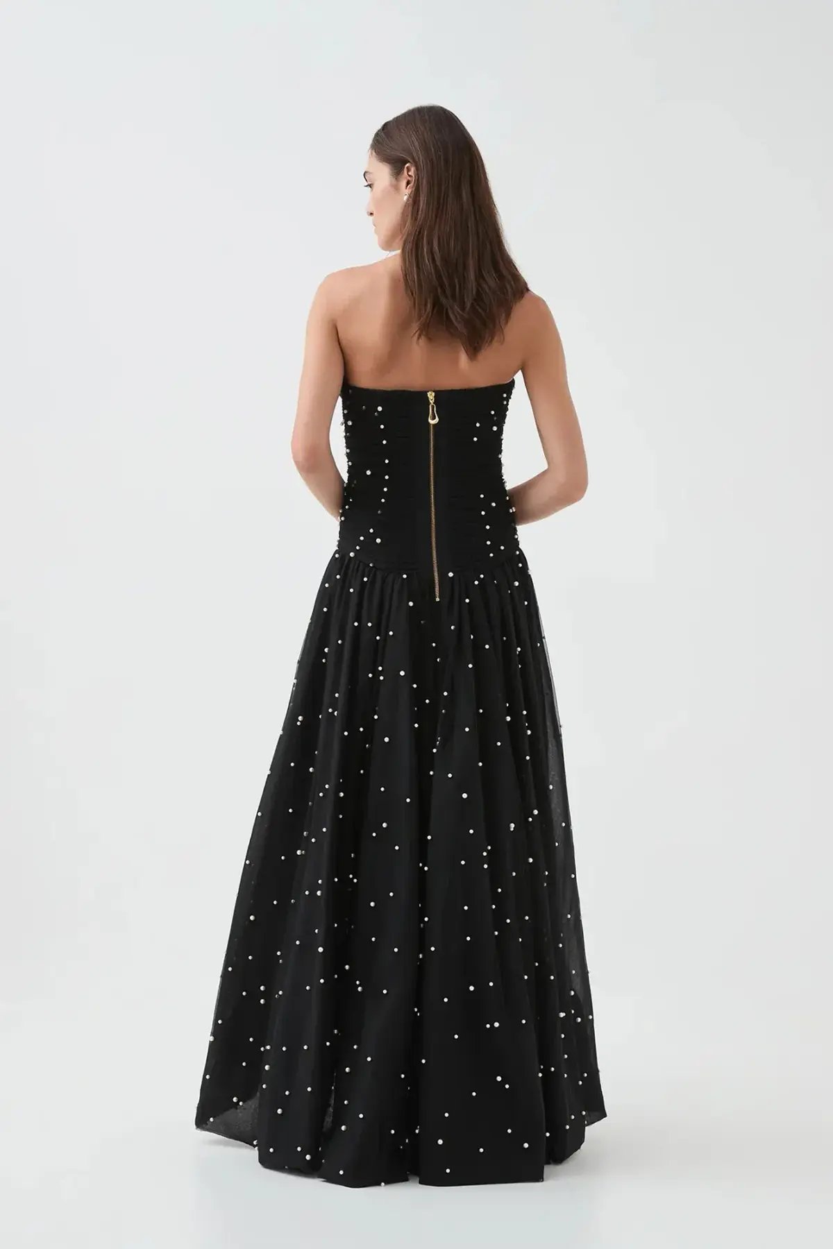 Aje Juniper Gown Black Size 6 photo 6