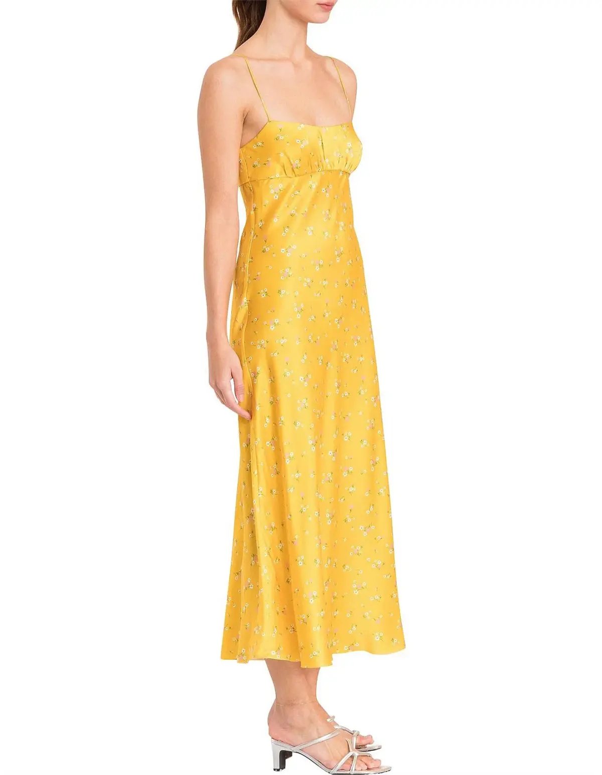 Bec & Bridge Only In Paris Slip Dress Yellow Size 10 photo 2