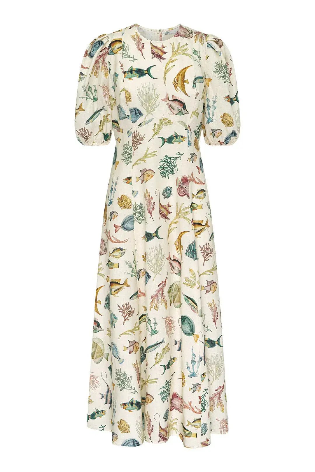 Alemais Wanda Midi Dress in Print Size 8 photo 3