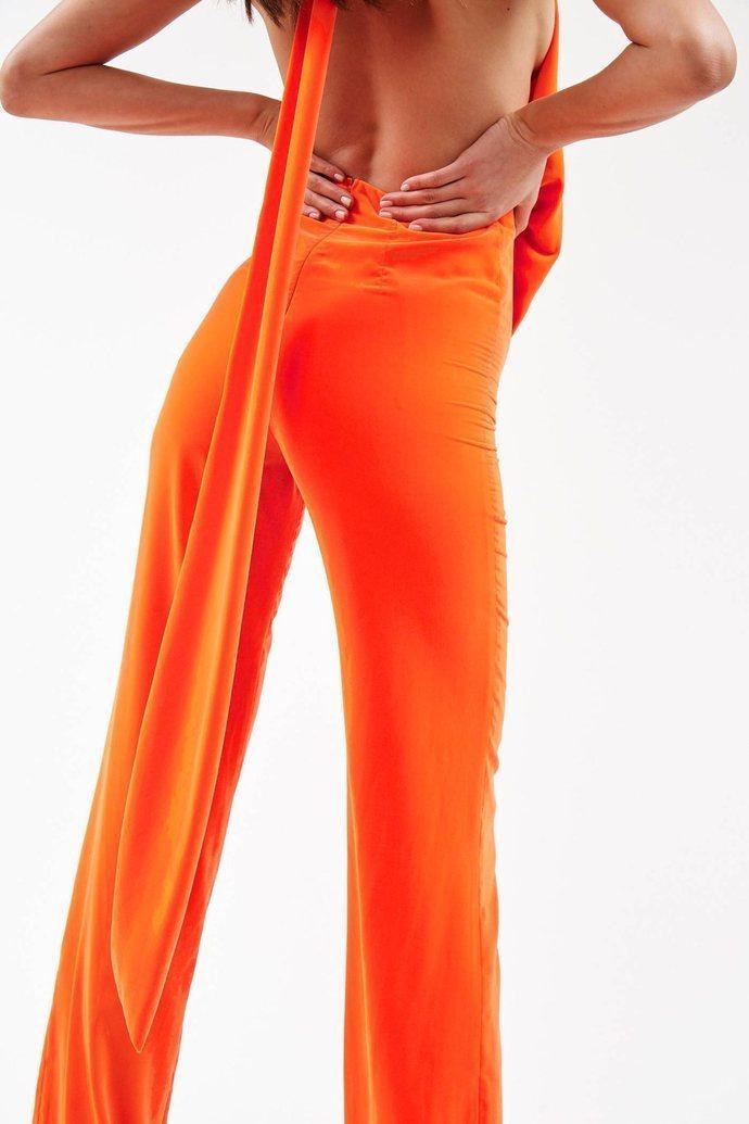 Area NYC Draped Cowl Neck Jumpsuit photo 2