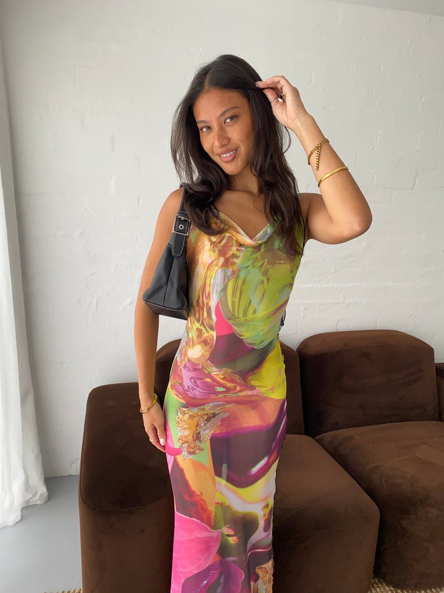Aune Collections Dawana Cowl Maxi Dress photo 4