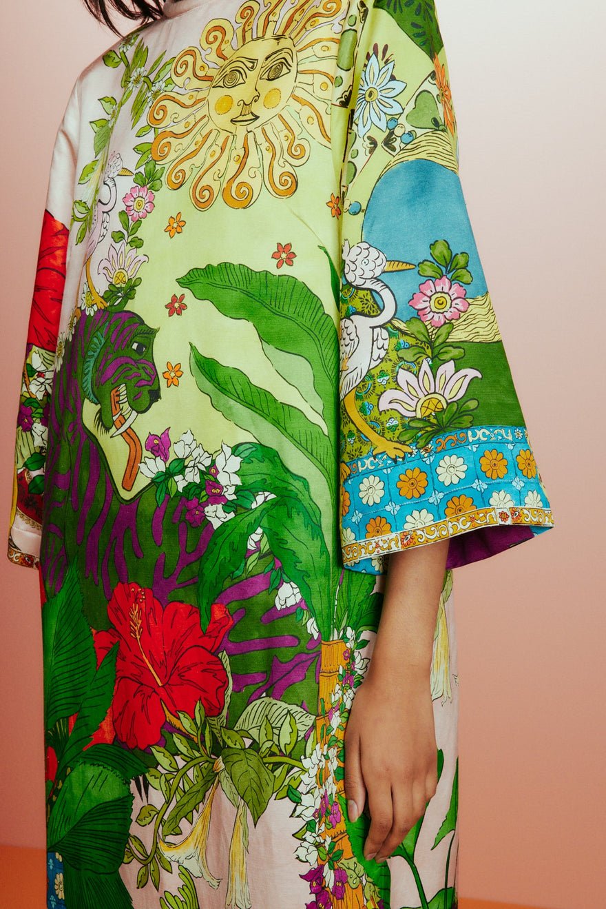 Alemais Tiger Midi Dress photo 3