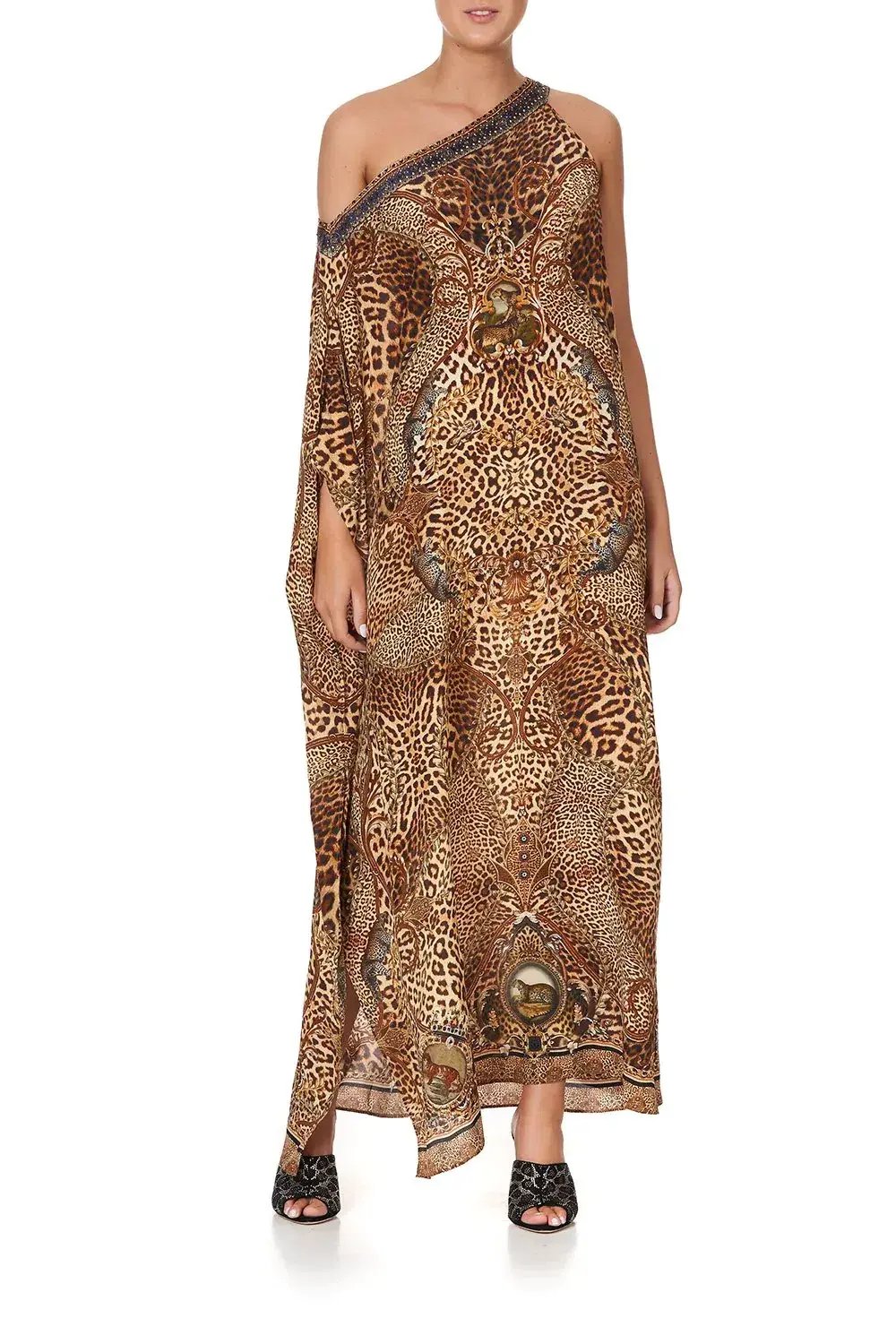 Camilla Lady Lodge One Shoulder Kaftan with Neckband Print Size 8/S-M photo 2