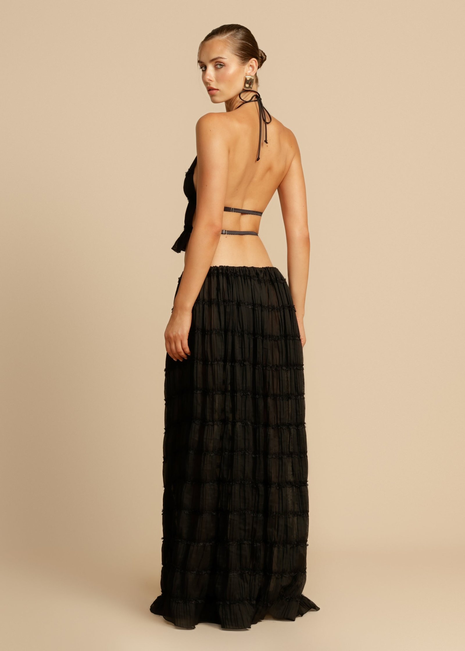 ARCINA ORI JULIETTE SKIRT - BLACK photo 5