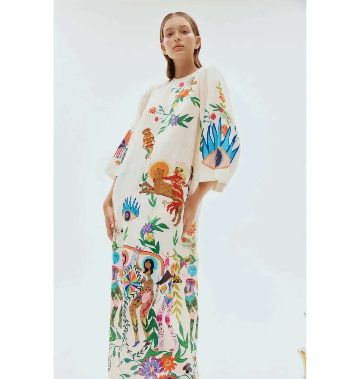 Alemais Meagan Midi Dress Print Size AU 12 photo 2