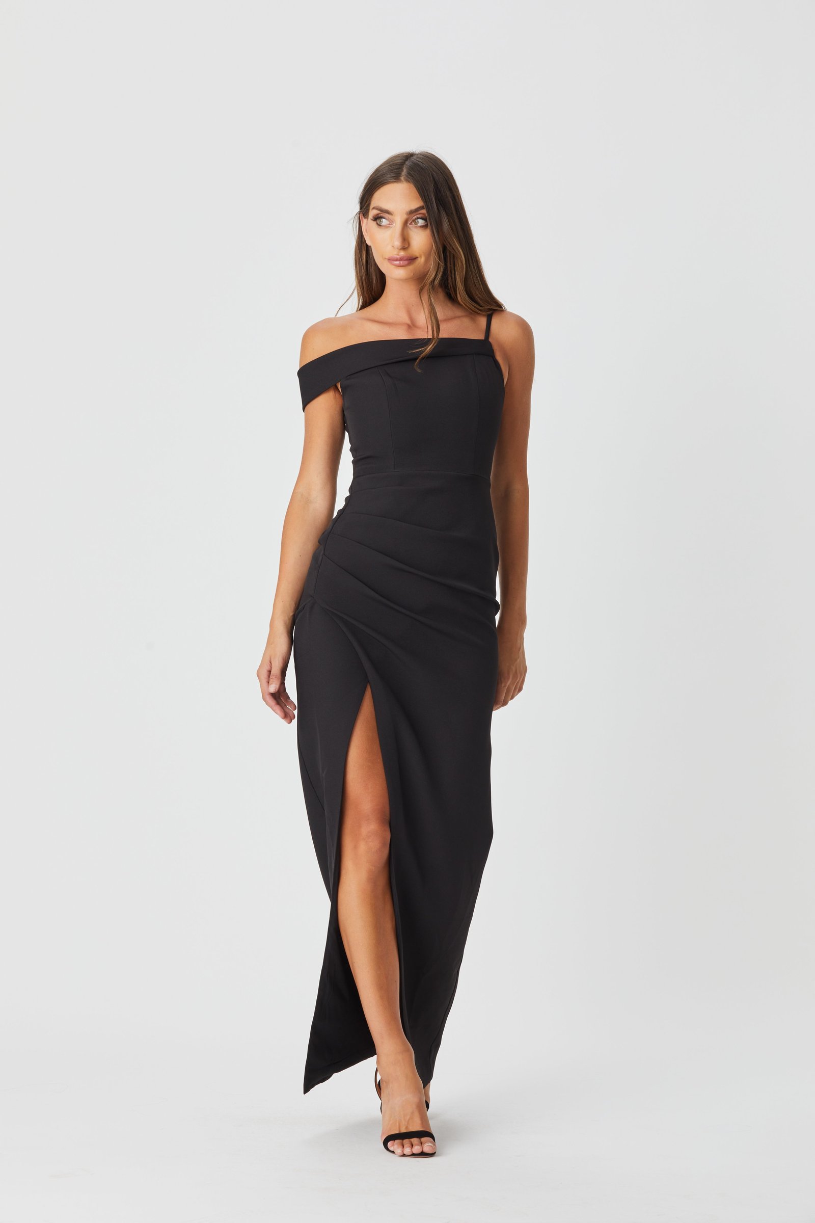 BIANCA & BRIDGETT ATHENA DRESS - BLACK photo 2