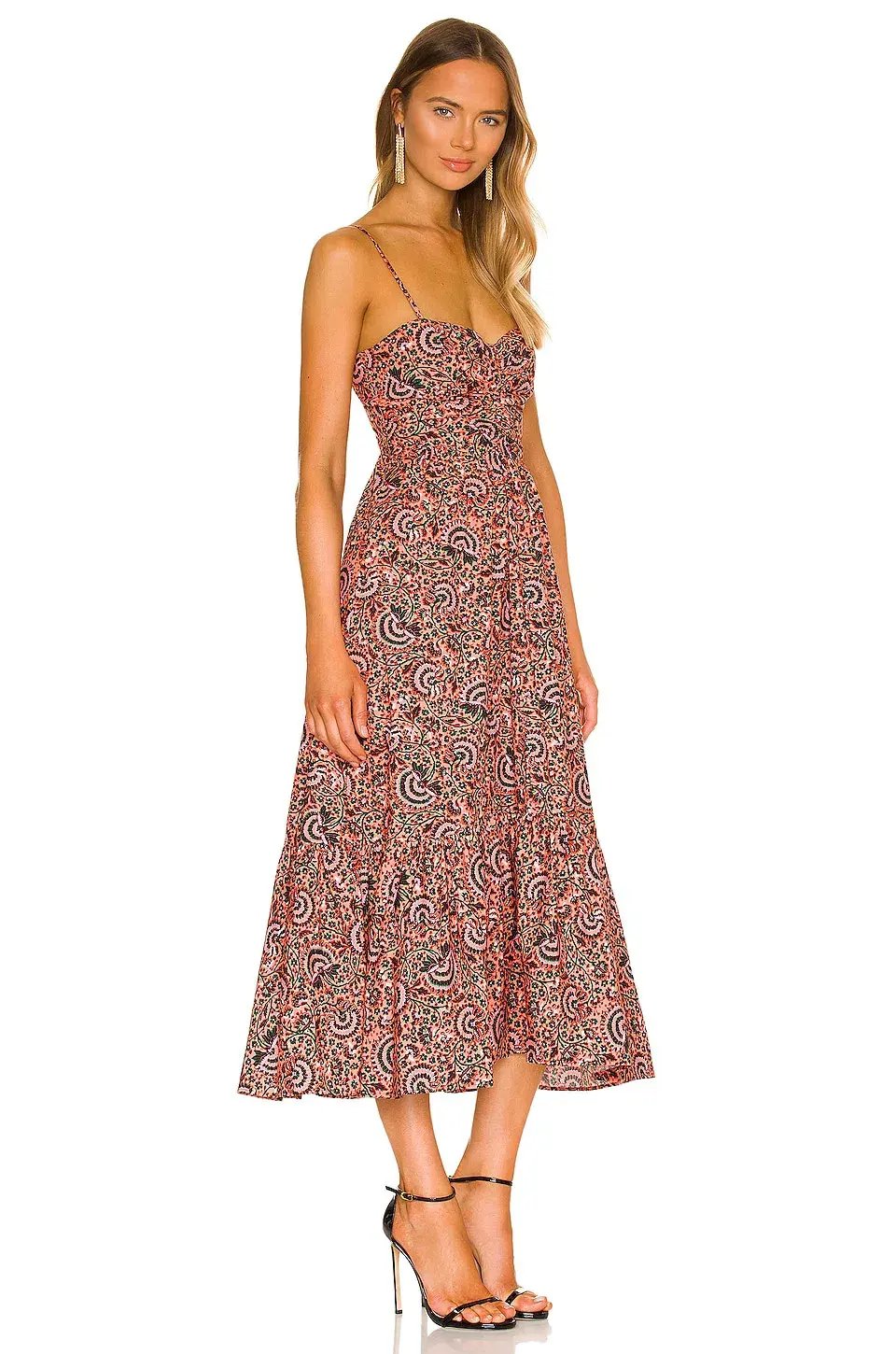 A.L.C. Lilah Dress Print Size 10 photo 2