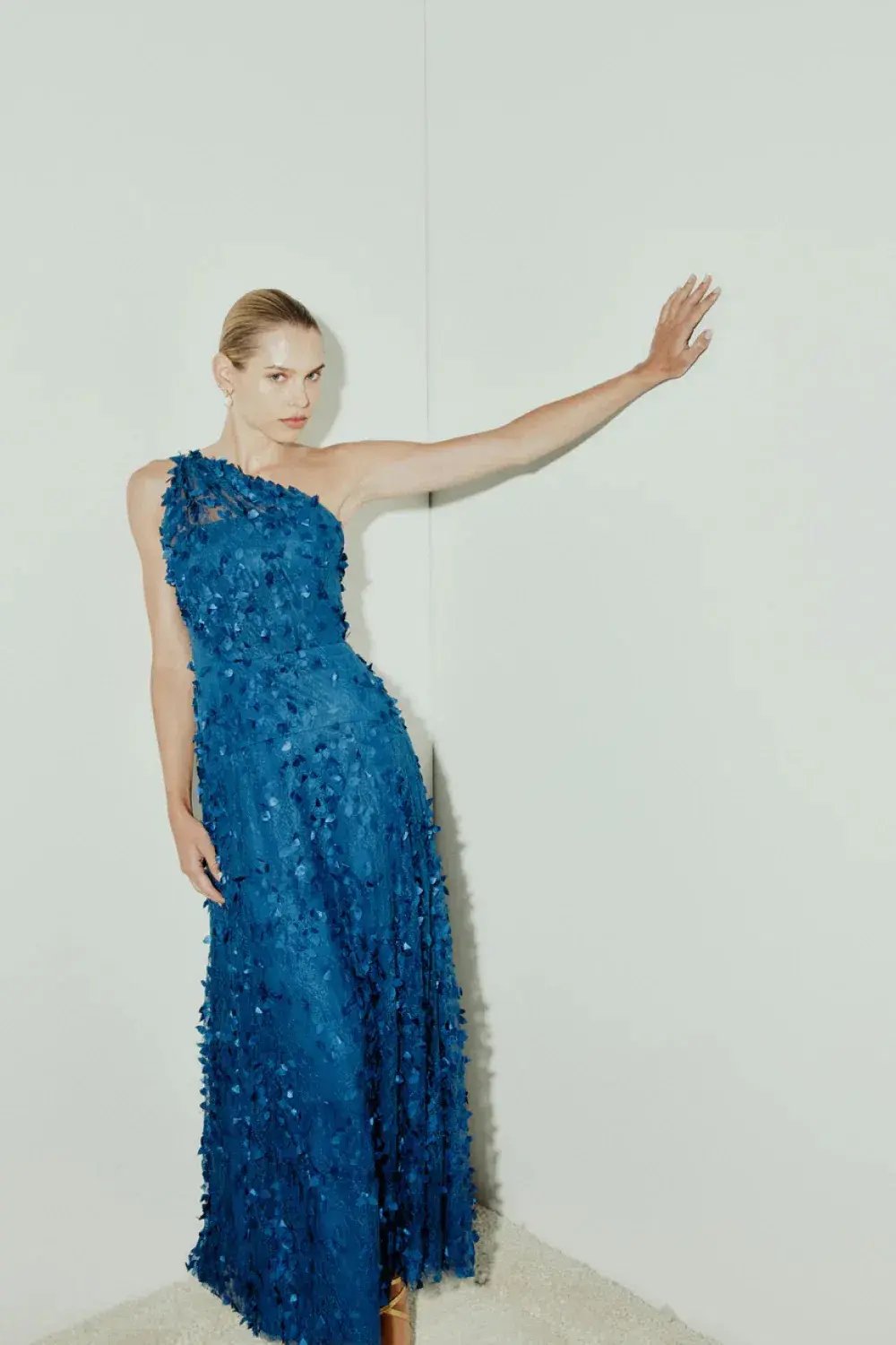 Manning Cartell Enchantment One Shoulder Dress Royal Blue Size AU 8 photo 2