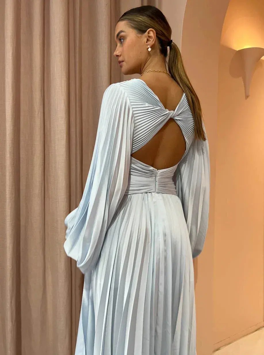 Acler Palms Dress Sky Blue Size 8 photo 2