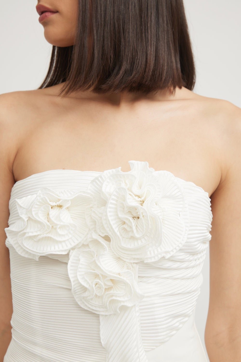 TOJHÀ LORAL DRESS - IVORY photo 4