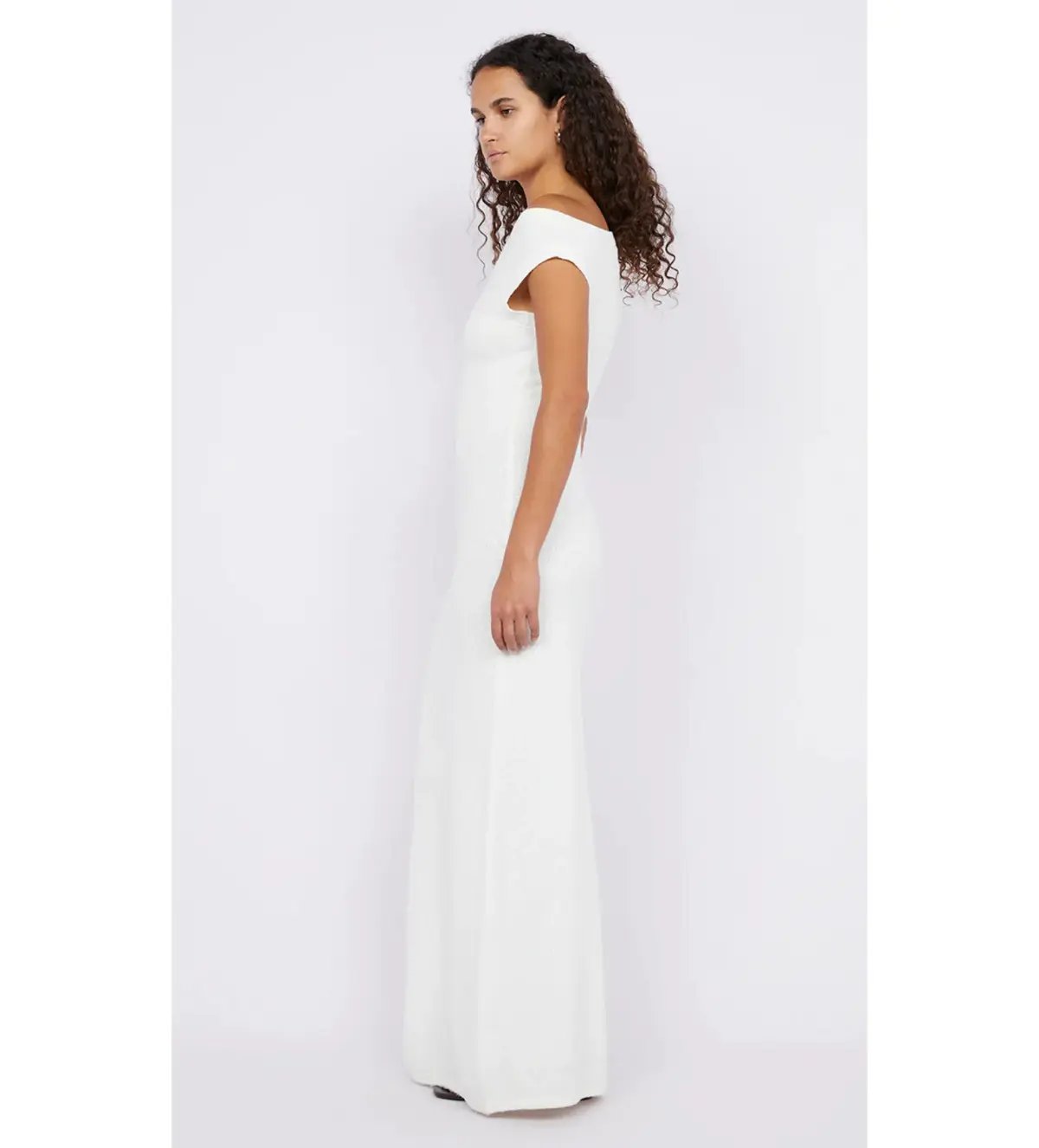 Bec + Bridge Martha Asym Maxi Dress in White Size 8 photo 2