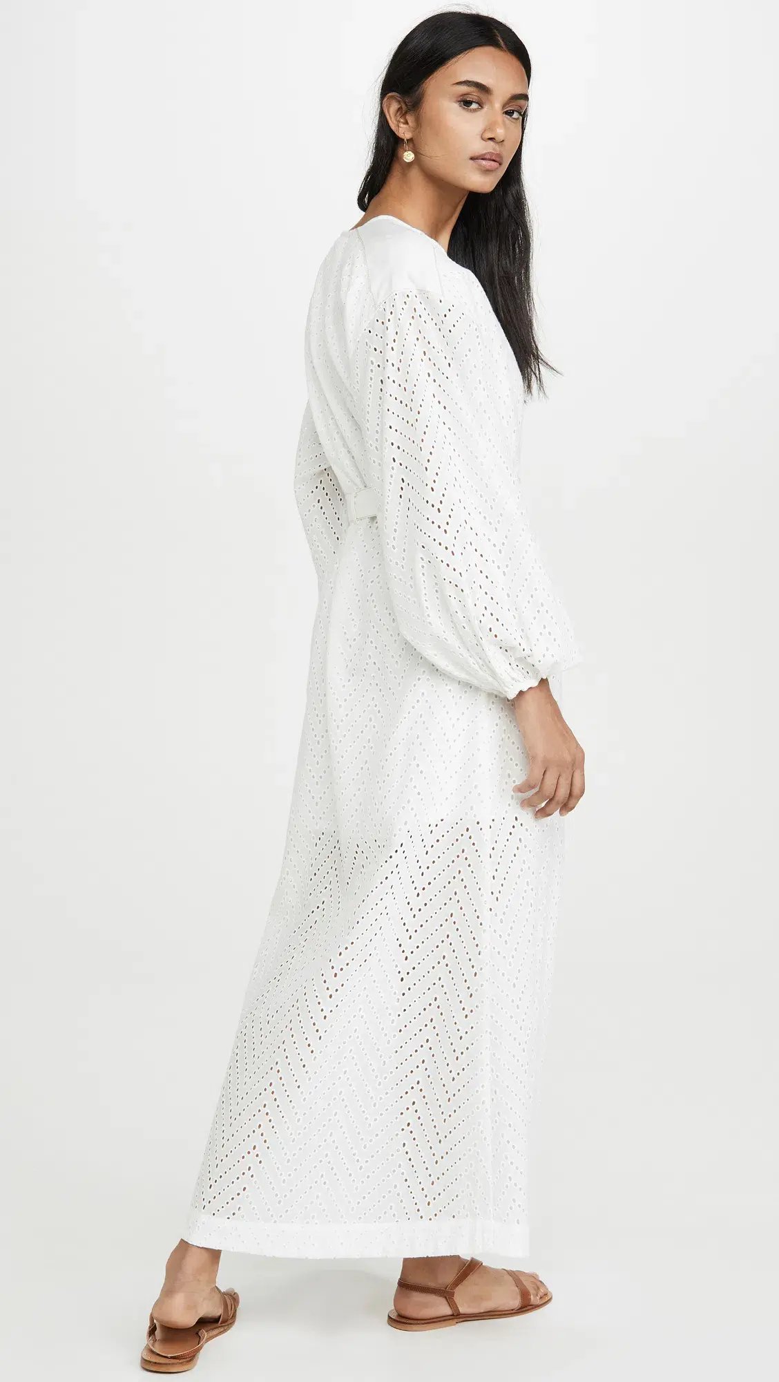 Suboo Goldie Wrap Tie Maxi Dress White Size 4 photo 2